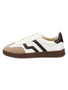 GANT Footwear Skórzane sneakersy "Cuzima" w kolorze kremowo-beżowo-brązowym rozmiar: 41. Brązowe trampki GANT Footwear, bez wzorów, bez zapięcia. Za 243,84 zł.