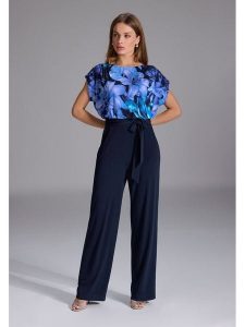 SWING Kombinezon w kolorze granatowym rozmiar: 44. Niebieskie kombinezony Swing, bez wzorów, z tkaniny, bez kołnierzyka, bez ramiączek. Za 247,11 zł.