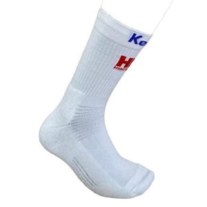 Skarpetki Kempa x HBS Team Classic. Białe skarpetki Kempa, bez wzorów. Za 95,50 zł.