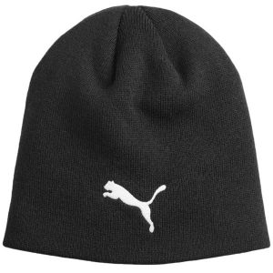 Indywidualna Czapka Zimowa. Czarne czapki Puma, bez wzorów, sportowe. Za 110,99 zł.