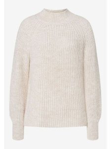More & More Sweter w kolorze kremowym rozmiar: 36. Brązowe swetry oversize More & More, bez wzorów, ze splotem, bez ramiączek. Za 122,96 zł.