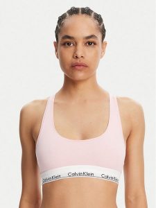 Calvin Klein Underwear Biustonosz top 0000F3785E Różowy. Czerwone biustonosze Calvin Klein Underwear, xl, bez wzorów, z bawełny, bez kołnierzyka, bez ramiączek. Za 129,99 zł.
