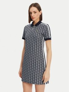 Lacoste Sukienka codzienna EF2655 Granatowy Slim Fit. Niebieskie kombinezony Lacoste, bez wzorów, z syntetyku, bez kołnierzyka, bez ramiączek. Za 449,99 zł.