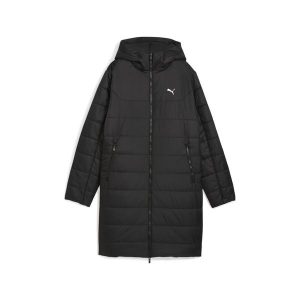 Damska wyściełana parka Essentials z kapturem PUMA Black. Czarne kurtki Puma, bez wzorów, z kapturem. Za 519,00 zł.