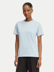 HUGO T-Shirt Damacia_7 50561233 Niebieski jasny Regular Fit. Niebieskie t-shirty Hugo, xs, bez wzorów, z bawełny, bez kołnierzyka, bez ramiączek. Za 227,99 zł.