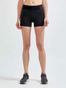 Craft Szorty sportowe w kolorze czarnym rozmiar: L. Czarne spodenki sportowe Craft, l, bez wzorów, z materiału, outdoorowe. Za 83,42 zł.