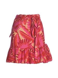 BLE Spódnica w kolorze czerwonym rozmiar: onesize. Czerwone spódnice BLE, bez wzorów, midi. Za 96,60 zł.
