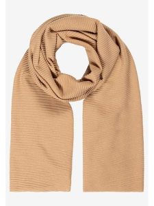 More & More Szal w kolorze jasnobrązowym rozmiar: onesize. Brązowe szaliki More & More, bez wzorów, z materiału. Za 58,95 zł.