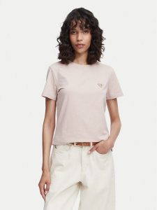 Guess T-Shirt V4YI09 J1314 Różowy jasny Regular Fit. Czerwone t-shirty Guess, l, z aplikacjami, z bawełny, bez kołnierzyka, bez ramiączek. Za 154,99 zł.