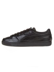 Puma Skórzane sneakersy "Rhuigi" w kolorze czarnym rozmiar: 40,5. Czarne trampki Puma, bez wzorów, bez zapięcia. Za 272,31 zł.