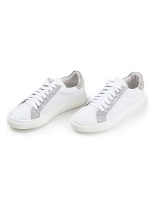 Anna Morellini Skórzane sneakersy "Raffana" w kolorze białym rozmiar: 39. Białe trampki Anna Morellini, bez wzorów, bez zapięcia. Za 421,67 zł.