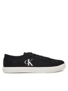 Calvin Klein Jeans Tenisówki Ess Vulc Low Cv Mg Wn YW0YW01762 Czarny. Białe trampki Calvin Klein Jeans, bez wzorów, z jeansu, bez zapięcia. Za 209,99 zł.