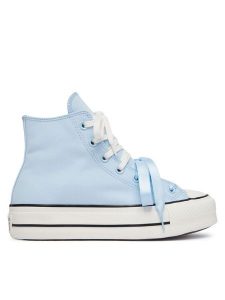 Converse Trampki A18914C Niebieski. Niebieskie trampki Converse, bez wzorów, z materiału, bez zapięcia. Za 449,99 zł.