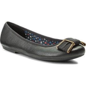 Baleriny TOMMY HILFIGER - Claudia 10A FW0FW01435 Black 990. Balerinki marki TOMMY HILFIGER. W wyprzedaży za 269,00 zł.