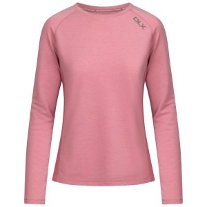 Dlx Katherine - Damski top Dlx Pink Haze Marl. Czerwone topy DLX, s, bez wzorów, klasyczne, bez kołnierzyka, bez ramiączek. Za 162,75 zł.