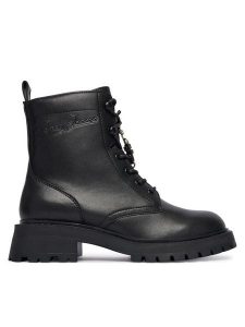 Pepe Jeans Trapery Stacy Play W PLS500022 Czarny. Czarne buty zimowe Pepe Jeans, z jeansu, bez obcasa, bez zapięcia. Za 669,99 zł.