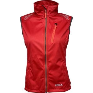 Damska wodoodporna kurtka softshell Pro-X Elements Hanna. Czerwone kurtki PRO-X ELEMENTS, bez wzorów, z softshellu, bez kaptura. Za 335,00 zł.