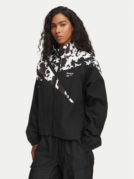 Reebok Kurtka przejściowa Kinga RK25692CCW Czarny Regular Fit. Czarne kurtki Reebok, l, bez wzorów, z syntetyku, bez kaptura. Za 299,99 zł.