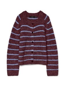 Vero Moda Kardigan w kolorze bordowym rozmiar: L. Czerwone kardigany Vero Moda, z wełny. Za 149,31 zł.