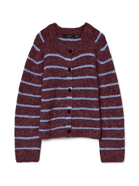 Vero Moda Kardigan w kolorze bordowym rozmiar: L. Czerwone kardigany Vero Moda, z wełny. Za 149,31 zł.