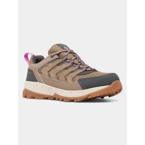 Buty turystyczne damskie Columbia Strata Trail Low Wp. Brązowe buty trekkingowe Columbia, bez zapięcia. Za 339,00 zł.