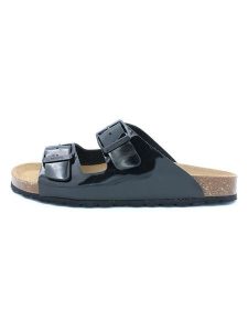 Billowy Klapki w kolorze czarnym rozmiar: 41. Czarne klapki Billowy, bez wzorów, z otwartym noskiem, bez obcasa. Za 65,54 zł.