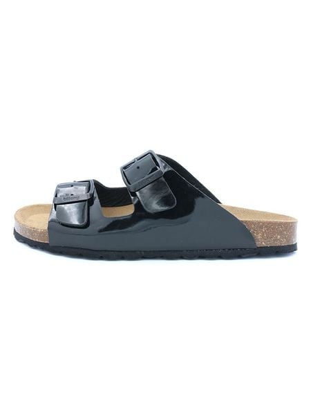 Billowy Klapki w kolorze czarnym rozmiar: 41. Czarne klapki Billowy, bez wzorów, z otwartym noskiem, bez obcasa. Za 101,70 zł.