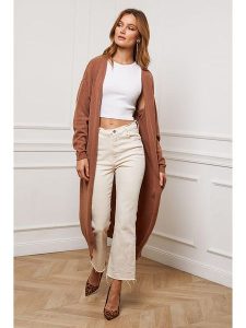 Joséfine Kardigan "Irissa" w kolorze karmelowym rozmiar: M. Brązowe kardigany Joséfine, z kaszmiru. Za 208,99 zł.