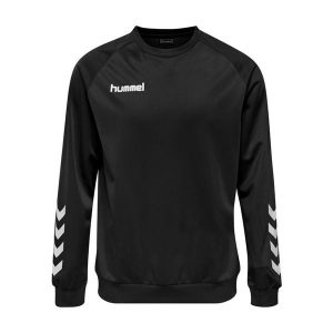Bluza do piłki ręcznej dla dorosłych Hummel Promo Poly Sweatshirt. Czarne bluzy Hummel, l, bez wzorów, bez kaptura. Za 110,49 zł.