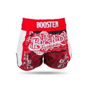 Szorty bokserskie Booster Fight Gear TBT Country TR. Białe szorty BOOSTER FIGHT GEAR, bez wzorów, z satyny, sportowe. Za 253,00 zł.
