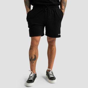 Szorty męskie rekreacyjne z regulacją Limitless. Czarne swetry oversize GYMBEAM, m, bez wzorów, z bawełny, bez ramiączek. Za 107,90 zł.