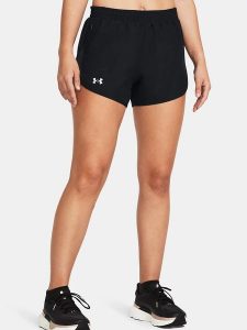 Under Armour Szorty "Fly By" w kolorze czarnym do biegania rozmiar: S. Czarne spodenki sportowe Under Armour, s, bez wzorów, do biegania. Za 87,99 zł.