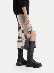 G-Star Raw Kozaki CEO-WI33-CS555-KIWI-16 Czarny. Czarne kozaki G-Star, bez wzorów, bez obcasa, na płaskiej podeszwie, bez zapięcia. Za 549,99 zł.