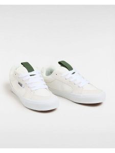 Vans Skórzane sneakersy w kolorze białym rozmiar: 35. Białe trampki Vans, bez wzorów, bez zapięcia. Za 144,92 zł.