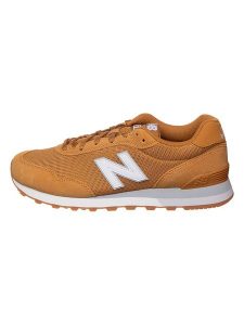 New Balance Skórzane sneakersy "515" w kolorze jasnobrązowym rozmiar: 43. Brązowe trampki New Balance, bez wzorów, bez zapięcia. Za 263,53 zł.