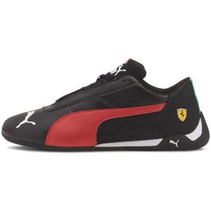 Adidasy Puma Sf R-Cat, Dla obu płci. Czarne buty sportowe Puma, bez wzorów, ze skóry ekologicznej, bez zapięcia. W wyprzedaży za 390,00 zł.