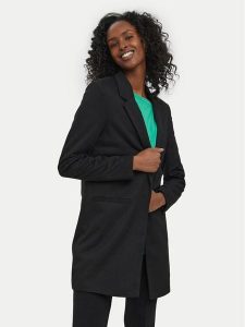 Vero Moda Marynarka Verina 10258618 Czarny Regular Fit. Czarne marynarki i żakiety Vero Moda, bez wzorów, z syntetyku. Za 139,99 zł.