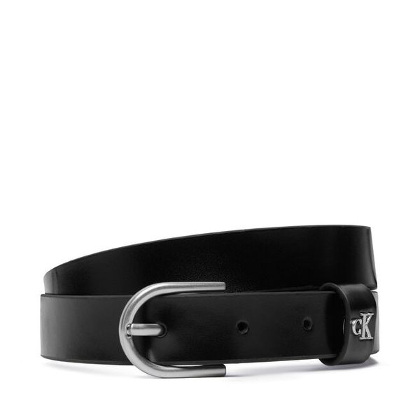 Pasek Calvin Klein. Czarne paski Calvin Klein, bez wzorów. Za 209,99 zł.