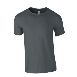 Koszulka Softstyle Dla Dorosłych Unisex. Brązowe bluzki GILDAN, xl, bez wzorów, sportowe, bez kołnierzyka, bez ramiączek. Za 29,99 zł.