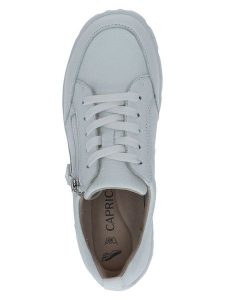 Caprice Skórzane sneakersy w kolorze białym rozmiar: 37. Białe trampki Caprice, bez wzorów, bez zapięcia. Za 253,54 zł.