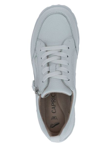 Caprice Skórzane sneakersy w kolorze białym rozmiar: 37. Białe trampki Caprice, bez wzorów, bez zapięcia. Za 253,54 zł.