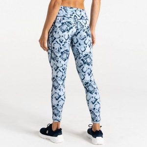 Damskie legginsy Dare 2B Influential II. Niebieskie legginsy Dare 2b, bez wzorów, z elastanu. Za 74,35 zł.
