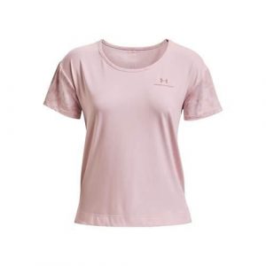 Koszulka treningowa damska Under Armour Rush Energy. Czerwone bluzki Under Armour, s, bez wzorów, sportowe, bez kołnierzyka, bez ramiączek. Za 268,00 zł.