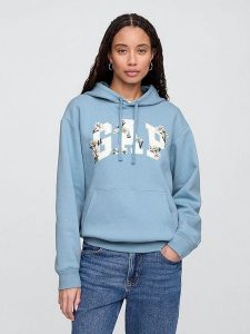 GAP Bluza w kolorze błękitnym rozmiar: M. Niebieskie bluzy GAP, m, bez wzorów, z kapturem. Za 189,29 zł.