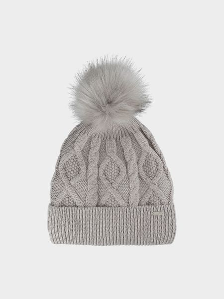 4F Czapka zimowa damska - beżowa S. Brązowe czapki 4f, bez wzorów, z polaru. W wyprzedaży za 9,99 zł.