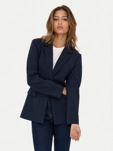 ONLY Marynarka Raven 15357457 Granatowy Slim Fit. Niebieskie marynarki i żakiety ONLY, bez wzorów, z syntetyku. Za 209,99 zł.