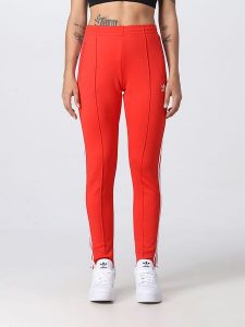 Adidas Spodnie dresowe w kolorze czerwonym rozmiar: 38. Czerwone spodnie dresowe ADIDAS, s, bez wzorów, z dresówki. Za 96,60 zł.