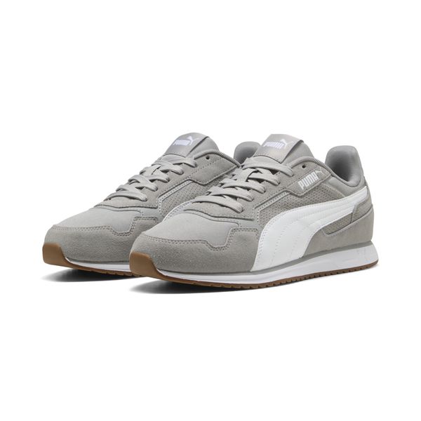 Sneakersy unisex Softride St Miler PUMA Gray Echo White Gum Beige. Białe buty sportowe Puma, bez wzorów, bez zapięcia. W wyprzedaży za 304,85 zł.
