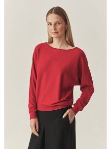 TATUUM Sweter "Flaris" w kolorze czerwonym rozmiar: XL. Czerwone swetry oversize Tatuum, xl, bez wzorów, bez ramiączek. Za 113,95 zł.