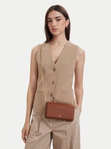 LAUREN RALPH LAUREN Torebka 432980206002 Brązowy. Brązowe torebki klasyczne Lauren Ralph Lauren, bez wzorów, ze skóry, bez dodatków. Za 689,99 zł.